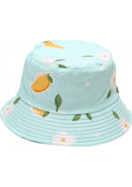 Kadınlar Için Sevimli Kova Şapka Plaj Balıkçı Şapkaları, Çift Taraflı Aşınabilen Unisex (HATD026) (Yurt Dışından)