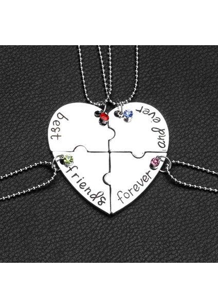 Best Friends Forever And Ever Kolye Kristal Kırık Kalp Charm Kolye Seti Dostluk Kolye (Yurt Dışından) fırsatları