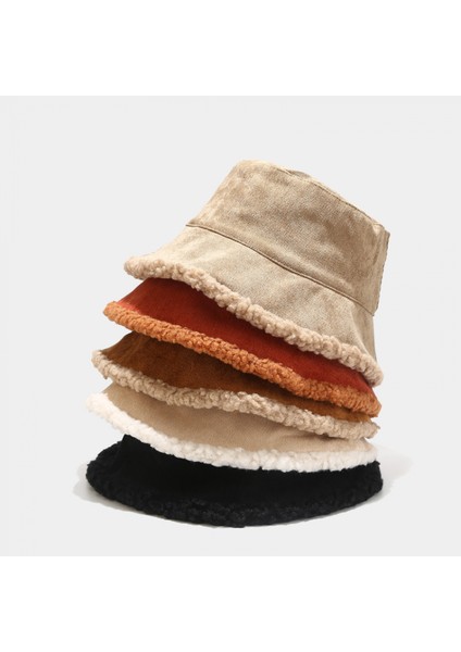 Fitilli Kadife Çift Taraflı Kova Şapkası Unisex Pamuklu Dimi Kanvas Güneş Balıkçı Şapkası, Kahverengi (Yurt Dışından) fırsatları