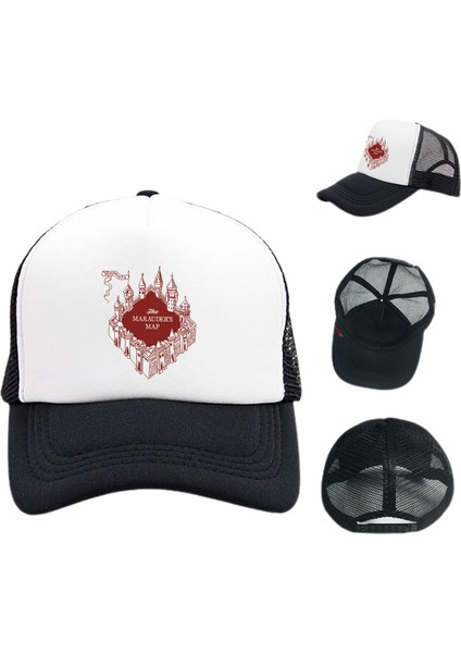 Harry Potter Karikatür Animasyon Güneşlik Net Şapka Güneş Şapkası Beyzbol Şapkası Açık Hava Eğlence Şapkası (Yurt Dışından) modelleri