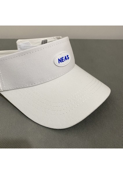 Boş Silindir Şapka Kadın Yaz Mektup Nakış Güneş Koruyucu Güneşlik Açık Doruğa Kap Erkekler (Beyaz) (Yurt Dışından) modelleri