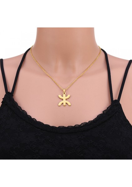 Kolye, Afrika Berberi Kolye Aksesuarları, Çiftler Için Paslanmaz Çelik Kolye, Aile Veya Arkadaşlar Için En Iyi Hediye (Yurt Dışından)