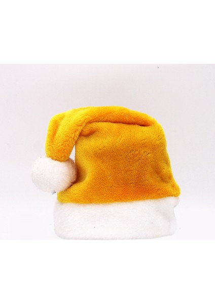 Sarı Peluş Tatil Noel Noel Baba Şapkası (Yurt Dışından) modelleri
