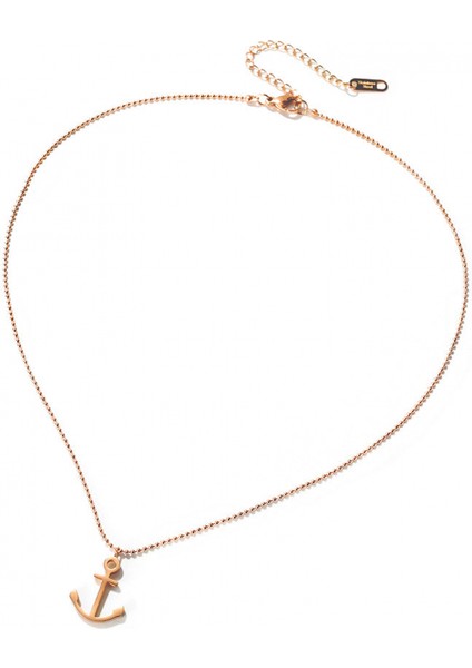 Avekı Altın Zarif Opal Kolye 14K Altın Kaplama Çapa Kolye Kolye Minimalist El Yapımı Bar Zincir Kolye Onun Için Hediye (Yurt Dışından)