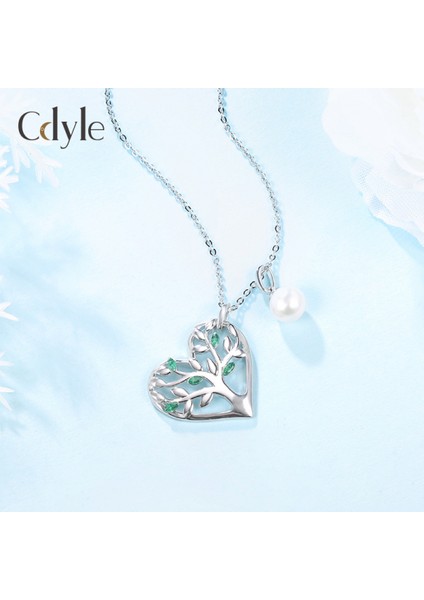 Romantik Sevgililer Günü Hediyesi Taşlı Inci Kolye, Kristal Inci Kolye Kolye Kadın Doğum Taşı Kolye, Hayat Ağacı (Yurt Dışından) fırsatları