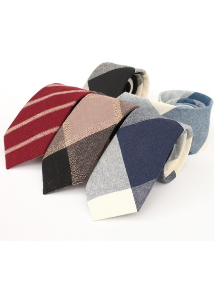 2.8"(7cm) Ekose/çizgili Kravat Tartan Dokuma Tr Malzeme Kravat, Kırmızı Şarap (Yurt Dışından) fiyatları