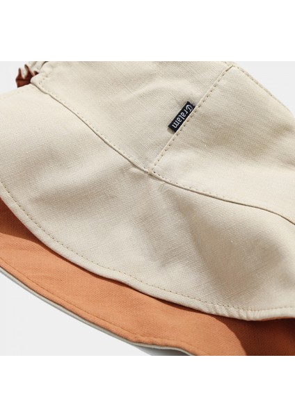 Kova Şapka Plaj Balıkçı Şapkaları Kadın Erkek Için Güneş Şapkası Geri Dönüşümlü Çift Taraflı Aşınma, Kahverengi (Yurt Dışından) modelleri