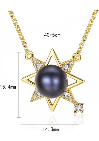 925 Ayar Gümüş Inci/aytaşı Kolye Birthstone Kolye Kadınlar Için Doğum Günü Anneler Günü Takı Hediyeler Anne Onun Kadın Kızlar Için (Yurt Dışından) fırsatları