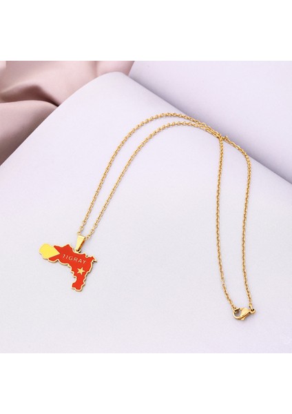 Altın Ingilizce Alfabe Kolye Takı, Etiyopya Tigray Bölge Haritası Kolye, Erkekler ve Kadınlar Için Moda Aksesuarları, Aile Veya Arkadaşlar Için En Iyi Hediye (Yurt Dışından) fiyatları