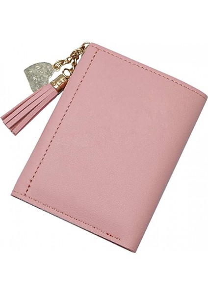 Small Wallet For Women，ultra Slim Pu Leather Credit Card Holder Clutch Wallets For Women---Pink (Yurt Dışından) fiyatları