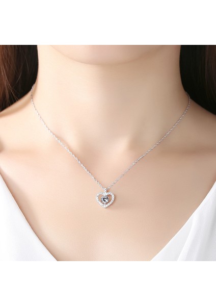 925 Ayar Gümüş Takı Zirkon Kolye Kolye 18", Kadınlara Hediyeler, Anneler Günü Hediyeleri, Kadınlara Doğum Günü Hediyeleri, Kadınlara Kolyeler (Yurt Dışından) fiyatları