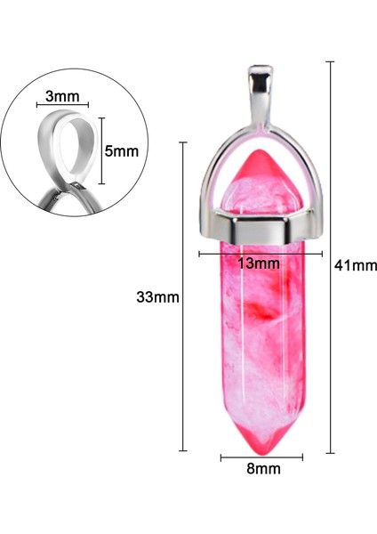 50 Parça Karışık Düzensiz Şifa Taş Boncuk Mermi Şekli Kristal Taş Kolye Kuvars Charms Takı Yapımı Için Saklama Çantası ile (Yurt Dışından) fiyatları