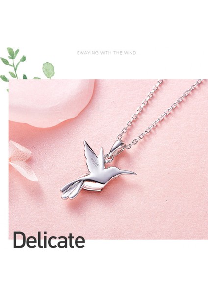 Romantik Sevgililer Yeni Yıl Hediyesi Mücevher Kolye, Kristal Kolye Kolye Takı Kadınlar Için Birthstone Kolye Kadınlar Için, Kuş (Yurt Dışından) fırsatları