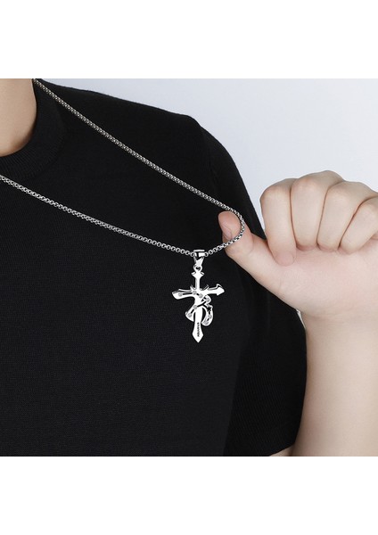 Wekity Erkek Paslanmaz Çelik Cz Burç Burç 12 Takımyıldızı Çapraz Kolye Kolye Doğum Günü Hediyesi (Yurt Dışından) modelleri