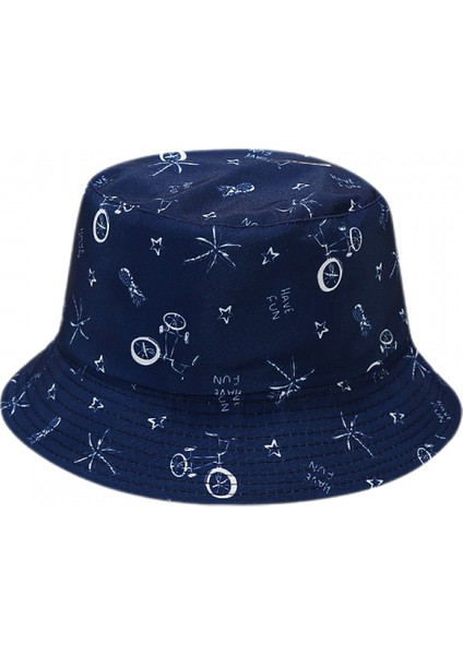 Kadınlar Için Sevimli Kova Şapka Plaj Balıkçı Şapkaları, Çift Taraflı Aşınabilen Unisex (HATB024) (Yurt Dışından)