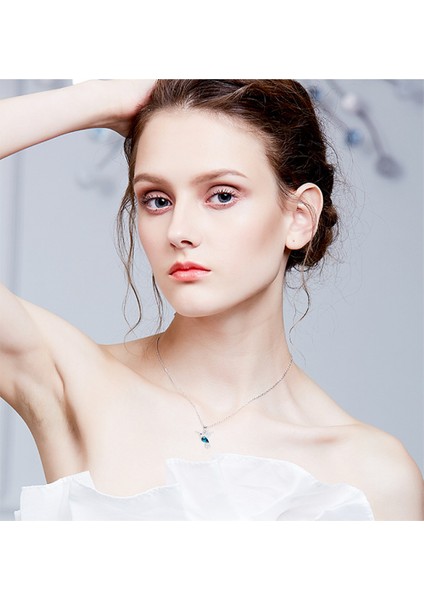 Romantik Sevgililer Yeni Yıl Hediyesi Mücevher Kolye, Kristal Kolye Kolye Takı Kadınlar Için Birthstone Kolye Kadınlar Için, Kuş (Yurt Dışından) modelleri