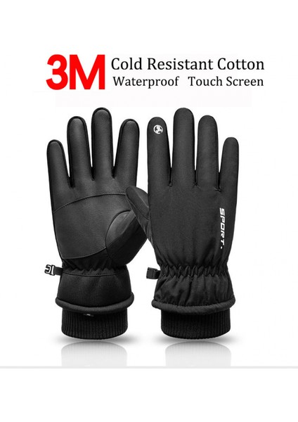 -10℉ Kış Eldivenleri Erkek Kadın, 10 Dokunmatik Ekran Parmak Kar Kayak Eldiveni, Su Geçirmez Soğuk Hava Eldivenleri, Orta (Yurt Dışından) fiyatları