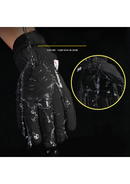 -10℉ Kış Eldivenleri Erkek Kadın, 10 Dokunmatik Ekran Parmak Kar Kayak Eldiveni, Su Geçirmez Soğuk Hava Eldivenleri, Orta (Yurt Dışından) modelleri