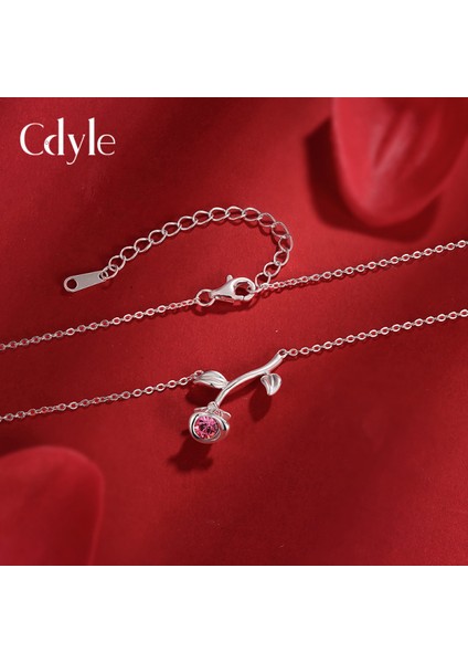 Romantik Sevgililer Yeni Yıl Hediyesi Mücevher Kolye, Kadınlar Için Kristal Kolye Kolye Takı Kadınlar Için Birthstone Kolye, Gül (Yurt Dışından) fırsatları