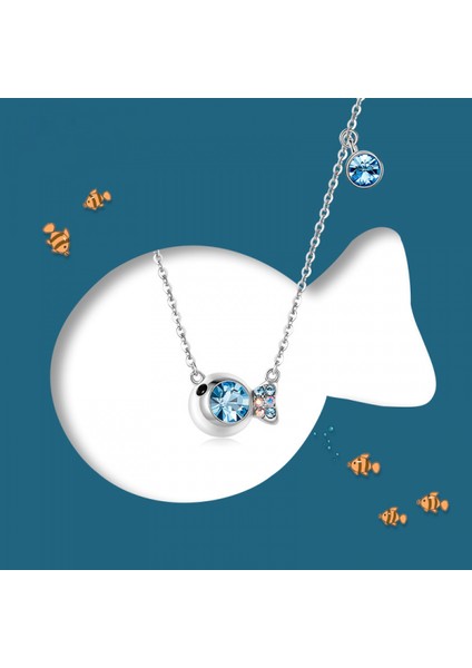 Romantik Sevgililer Yeni Yıl Hediyesi Mücevher Kolye, Kadınlar Için Kristal Kolye Kolye Takı Kadınlar Için Birthstone Kolye, Denizkızı Gözyaşları (Yurt Dışından) fiyatları