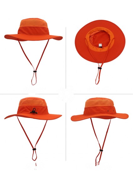 Renk: Turuncu Açık Güneş Koruması Büyük Kenarlı Şapka Güneş Şapkası Erkek Balıkçı Şapkası Yaz Uv Koruma Balıkçı Şapkası (Yurt Dışından) fiyatları