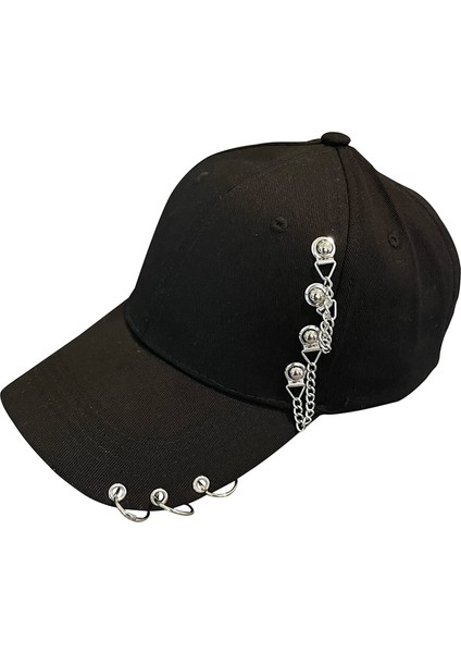 Erkekler ve Kadınlar Için Kapaklar ve Şapkalar Rahat Ayarlanabilir Unisex Yapay Elmas Yüzük ve Dize Dekor Beyzbol Şapkaları (Yurt Dışından)