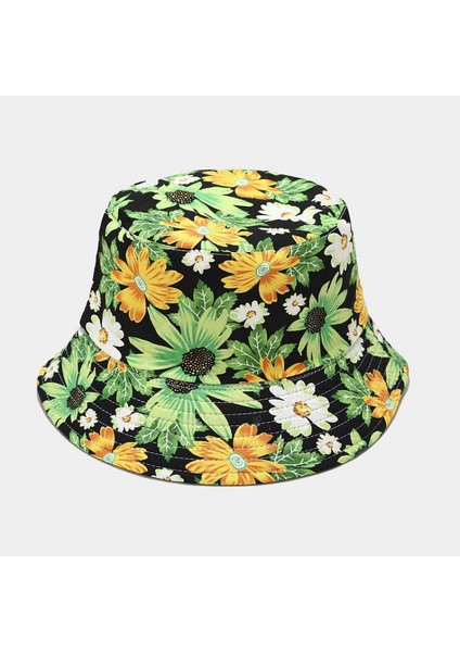Kadınlar Için Şirin Bucket Hat Plaj Balıkçı Şapkaları, Çift Taraflı Aşınma, Yeşil (Yurt Dışından)