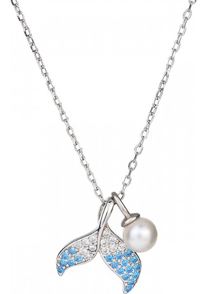 925 Ayar Gümüş Inci/aytaşı Kolye Birthstone Kolye Kadınlar Için Doğum Günü Anneler Günü Takı Hediyeler Anne Onun Kadın Kızlar Için (Yurt Dışından)