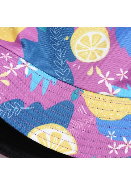 Paketlenebilir Çift Taraflı Renkli Meyve Baskılı Balıkçı Kovalı Güneş Şapkası, Birçok Desen (Yurt Dışından) fiyatları