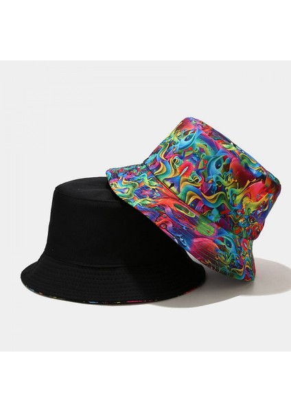 Kadınlar Için Sevimli Kova Şapka Plaj Balıkçı Şapkaları, Çift Taraflı Aşınabilen Unisex (HATB040) (Yurt Dışından) modelleri