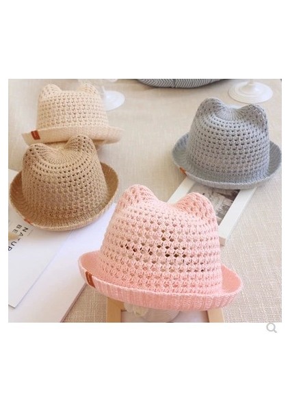 Bebek Yaz Şapkası Bebek Pot Şapka Erkek Kız Yaz Güneşlik Şapka Net Şapka, Haki (Yurt Dışından) fiyatları