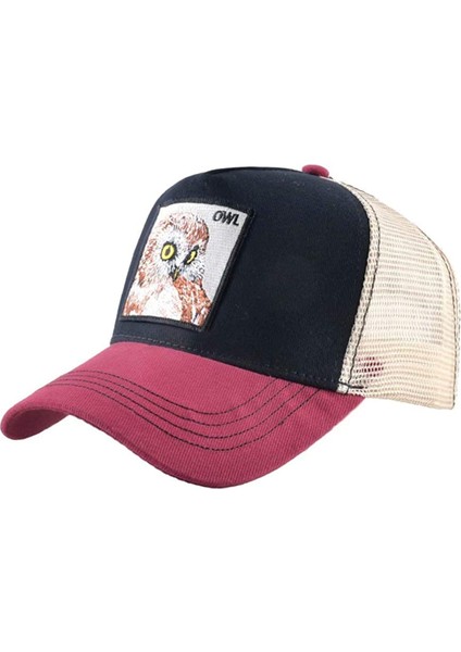 Unisex Hayvan Örgü Kamyon Şoförü Şapkası Snapback Işlemeli Yama Beyzbol Şapkaları, Mty-Rd2 (Yurt Dışından)