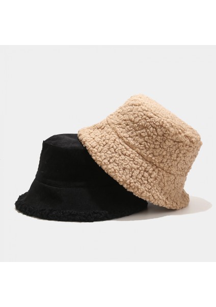 Fitilli Kadife Çift Taraflı Kova Şapka Unisex Pamuklu Dimi Kanvas Güneş Balıkçı Şapkası, Haki (Yurt Dışından) modelleri