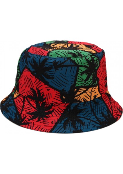 Kadınlar Için Sevimli Kova Şapka Plaj Balıkçı Şapkaları, Çift Taraflı Aşınabilen Unisex (HATL013) (Yurt Dışından)