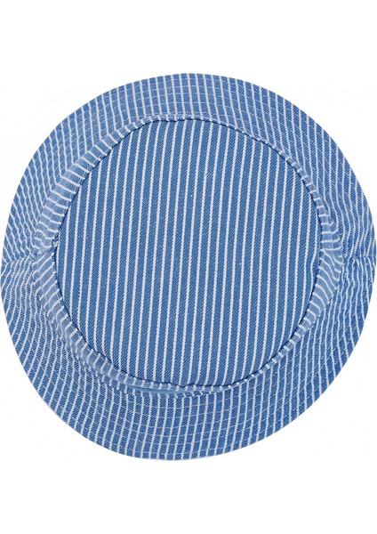 Yürümeye Başlayan Kız Erkek Için Kova Şapka Geniş Kenarlı Yaz Güneş Şapka Çocuklar Için Pamuk Komik Baskı ---- 3-6 Yıl-Mavi Şerit-M (Yurt Dışından) fiyatları