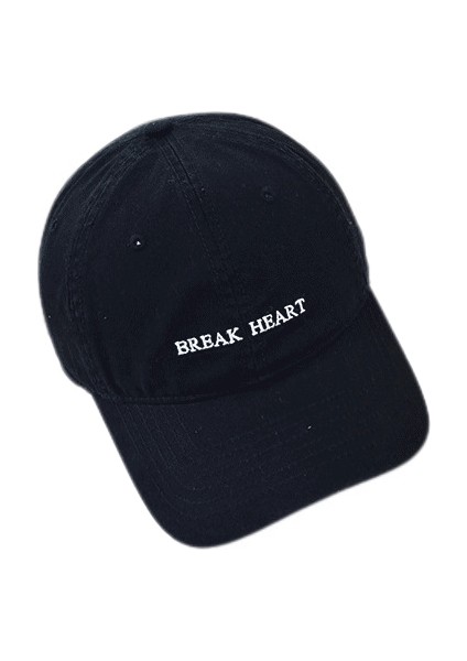 Letter Beyzbol Şapkası, Günlük Çok Yönlü Yumuşak Üst Başlık, Siyah (Yurt Dışından)