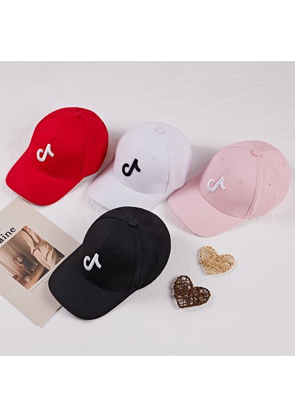 Moda Vibrato Beyzbol Şapkası, Güneşlikli Kep Sivri Uçlu Şapka, Basit ve Çok Yönlü, Kırmızı (Yurt Dışından) fiyatları