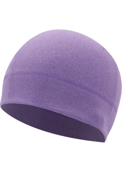 Sonbahar ve Kış Açık Hava Sporları Soğuk ve Sıcak Şapka ， Koşu Bere Şapkası - Erkekler Için Kış Termal Atletik Bisiklet ve Kayak Şapkaları - Kaskların Altına Uyuyor (Mor) (Yurt Dışından)