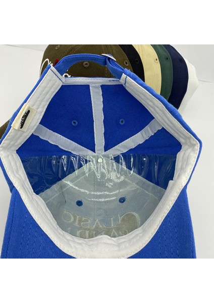 Şapka Kadın Mektup Nakış Moda Rahat Yumuşak Üst Beyzbol Şapkası Erkekler (Mavi) (Yurt Dışından) indirimleri