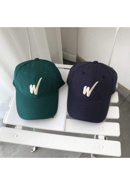 Şapka Ilkbahar ve Yaz Işlemeli Alfabe Beyzbol Şapkası Gündelik Vahşi Basit Sokak Vuruşu Sivri Uçlu Şapka, Lacivert (Yurt Dışından) fiyatları