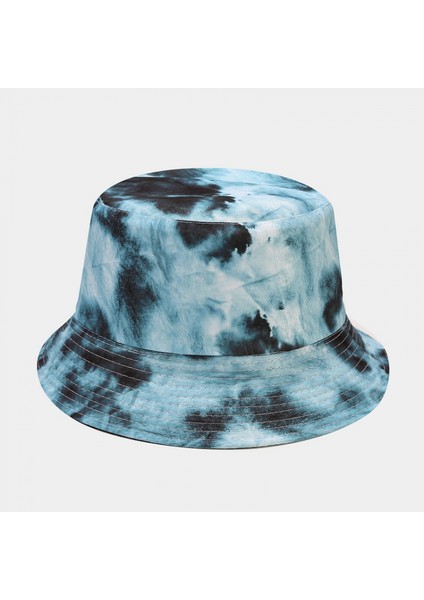 Kova Şapka Batik Geri Dönüşümlü Balıkçı Yaz Plaj Güneş Şapkaları Kadınlar Için (Yurt Dışından)