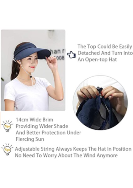 Geniş Kenarlı Güneş Şapkası - Çok Yönlü Upf 50 Koruyucu Kova Şapkası, Tek Beden(Kırmızı) (Yurt Dışından) fırsatları