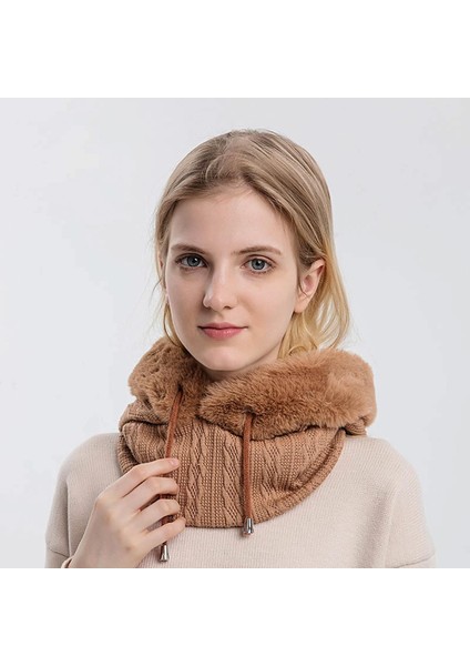 Kadın Kış Açık Sürme Şapka Kayak Kap Sıcak Önlük Yüz Maskesi Entegre Soğuk Geçirmez Kapüşonlu Şapka Rüzgar Geçirmez Termal Eşarp Şapka (Haki) (Yurt Dışından) fiyatları