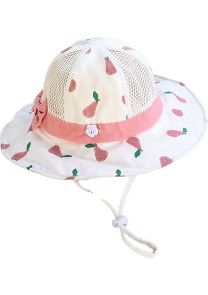 Çocuk Şapkaları Kızlar Büyük Ağız Ayarlanabilir Güneş Koruyucu Güneşlik Örgü Şapka Ince Bebek Balıkçı Güneş Şapkası, Mor (Yurt Dışından)