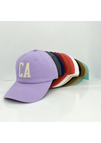 Erkekler ve Kadınlar Için Şapka Işlemeli Ca Mektup Ayarlanabilir Beyzbol Şapkası (Gri) (Yurt Dışından) indirimleri