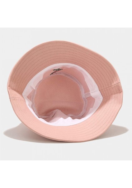 Komik Işlemeli Kova Şapka Sevimli Desen Balıkçı Kap Kadınlar Için Paketlenebilir Güneş Şapkaları, Erkekler --- Gül Pembe (Yurt Dışından) modelleri