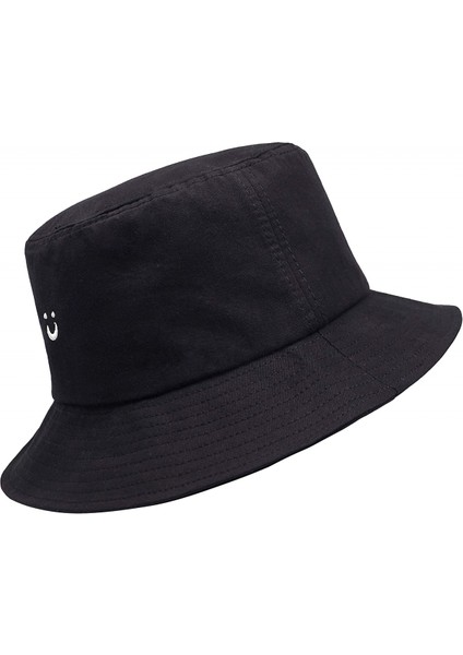 Kova Şapka Unisex Pamuk Işlemeli Şapka Saklanabilir Yaz Seyahat Plaj Güneşlik Açık Hava Şapkası (Yurt Dışından) modelleri