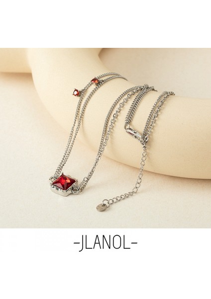 Doğal Taşlı 925 Ayar Gümüş Celtic Knot Tektaş Kolye, 18 Inç Zincir Kolye… (Yurt Dışından) modelleri