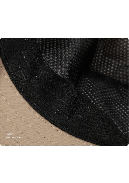 Pamuk Güneş Şapka Uv Koruma Yaz Şapka Plaj Şapka Safari Boonie Şapka Ayarlanabilir Çene Kayışı ile Katlanabilir Balıkçılık ŞAPKA-MZ019 (Yurt Dışından) fırsatları