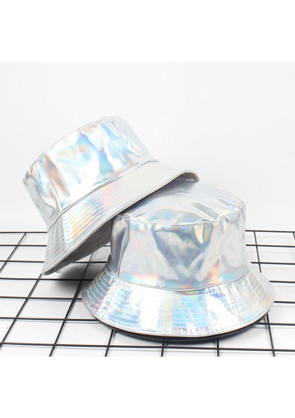 Unisex Moda Hologram Tırmanma Kova Şapka Su Geçirmez Balıkçı Kap Seyahat Sunhat (Yurt Dışından) modelleri